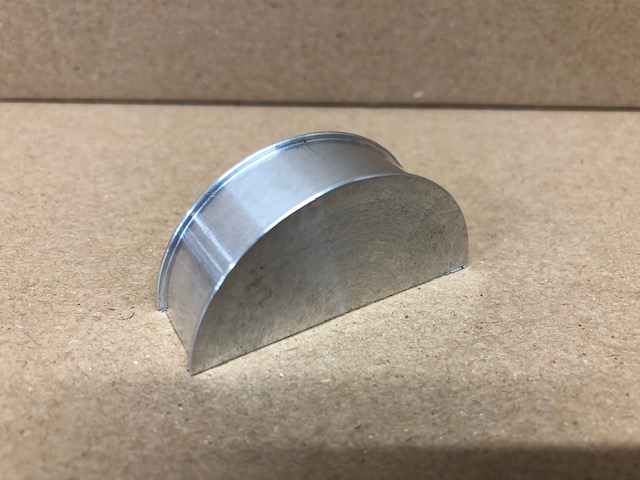 Cam cover half moon blank (inlet)